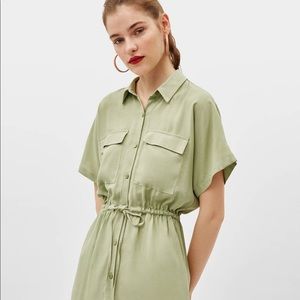 Bershka Utility Shirtdress